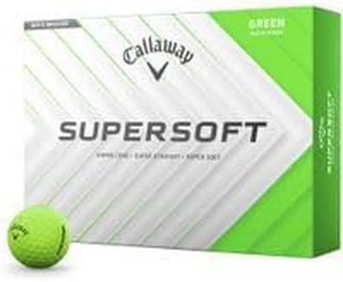 Callaway Golf Supersoft Matte Green Golf Balls - Personalized 2025 Model for Ultimate Performance