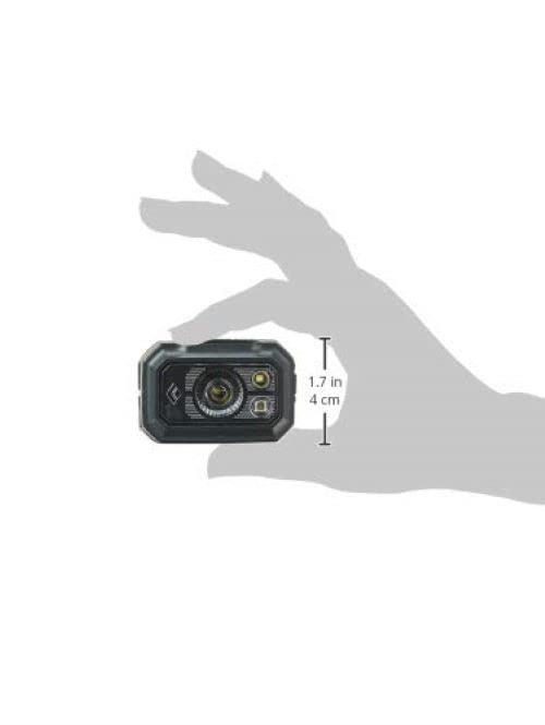 Waterproof Headlamp 400 Lumens, LED Headlight with Red & Night Vision, Black - Battery Powered