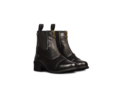 Ovation Women's Lightweight Equestrian Paddock Boots - Size 8.5, Black