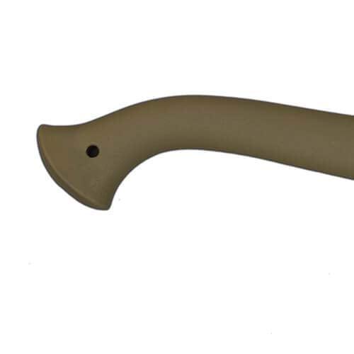 Green Camping Axe with Boron Steel Blade, Lightweight Handle & Leather Sheath