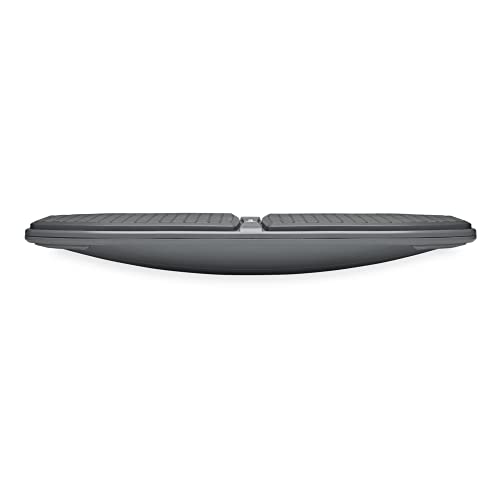 Gaiam Evolve Balance Board for Standing Desk - Grey/Black Anti-Fatigue Wobble Board for Office & Home