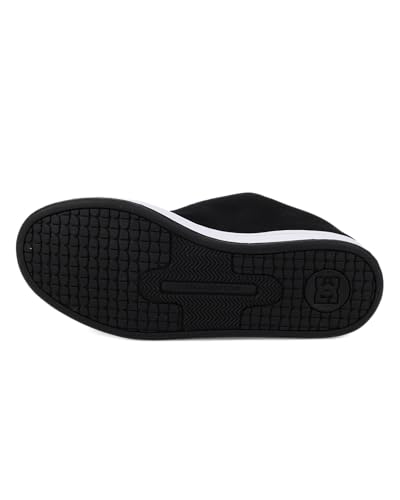 DC Women's Court Graffik Skate Shoes Black White Size 8
