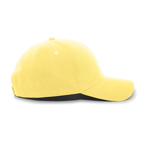 Unisex Trucker Snapback Hat - Yellow, Adjustable Cap, Mid-Profile