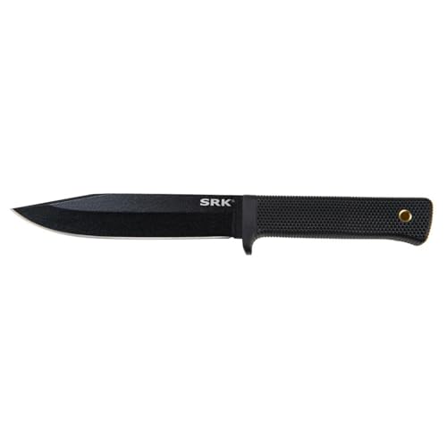 Cold Steel SRK 6-Inch Fixed Blade Knife Black Handle Tactical Knife