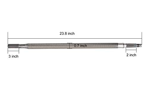 10L0L Driver Side Rear Axle Shaft for EZGO TXT & Medalist Golf Carts 1994-2013