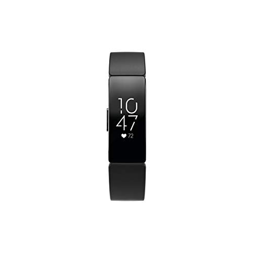 Fitbit Inspire HR Heart Rate & Fitness Tracker with Black Band – Water-Resistant, 24/7 Monitoring