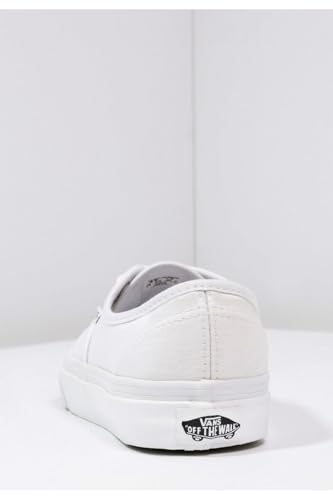 Vans Unisex Authentic Canvas Sneakers 6.5 Women/5 Men True White