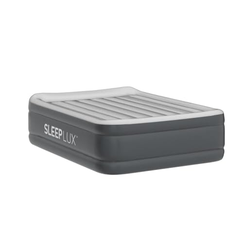 SLEEPLUX Queen Inflatable Air Mattress with Built-in Pump, Pillow & USB Charger, 22 Inch Tall