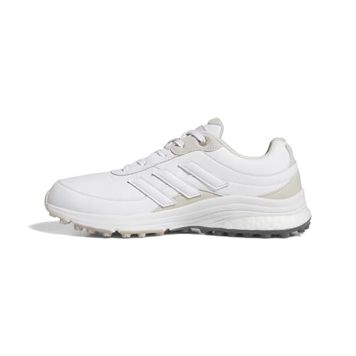 adidas Womens Zoysia Spikeless Golf Sneakers Shoes - White 8, Recycled Material