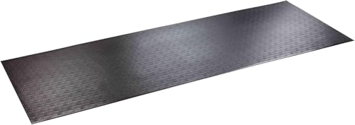 SuperMats 36x102 Inch High Density Commercial Equipment Mat for Treadmills & Exercise Machines - Black / 29 GS