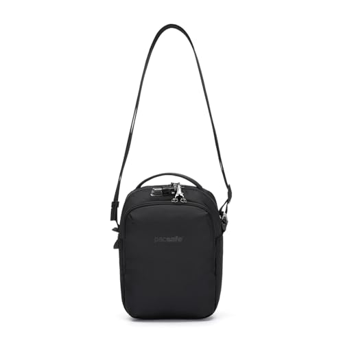 Pacsafe V Companion Crossbody Bag - One Size Jet Black RFID Lockable