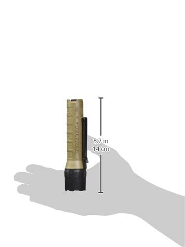 Rechargeable Coyote PolyTac X USB Tactical Flashlight 600 Lumens with Box