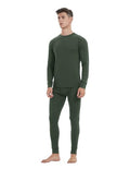 Iguana Men's Merino Wool Base Layer Long Thermal Bottoms, Large, Dark Green 190