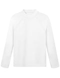 Roadbox Boys Toddler UPF 50+ White Long Sleeve Rash Guard Swim Shirt Medium
