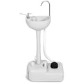 YITAMOTOR 17L Portable Sink with Towel Holder, Soap Dispenser & Foot Pump for Camping, Worksites, Travel