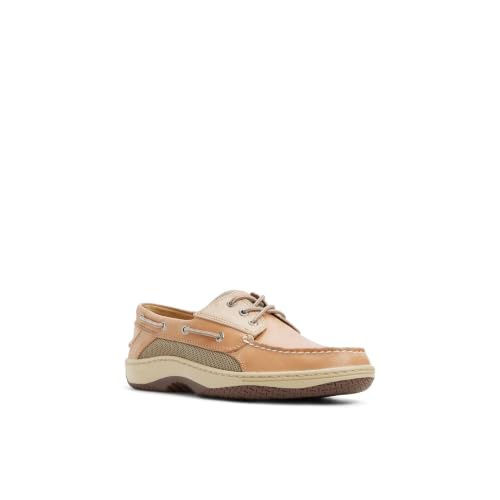 Sperry Men’s Billfish 3-Eye Leather Boat Shoes - Light Brown, Size 11