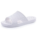 Shevalues Quick Drying Shower Shoes for Women Men with Arch Support - Size 11-12 Women / 9.5-10.5 Men, White