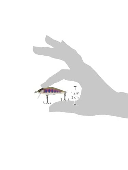 Rapala Count Down Elite Minnow Lure, Sinking Hard Bait, Trout Bass Walleye Fishing Lure, Controlled Depth, 2-1/4", Gilded Rainbow Trout