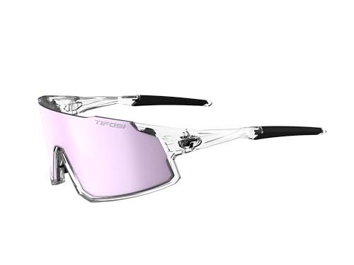 Tifosi Stash Shield Cycling & Baseball Sunglasses - Clarion Purple/Red/Clear