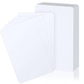 White Trading Card Dividers 50 Pieces Tall Plastic Organizer Pages