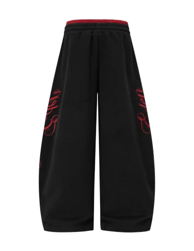 Aelfric Eden Women's Double Waist Baggy Barrel Sweatpants - X-Small Black