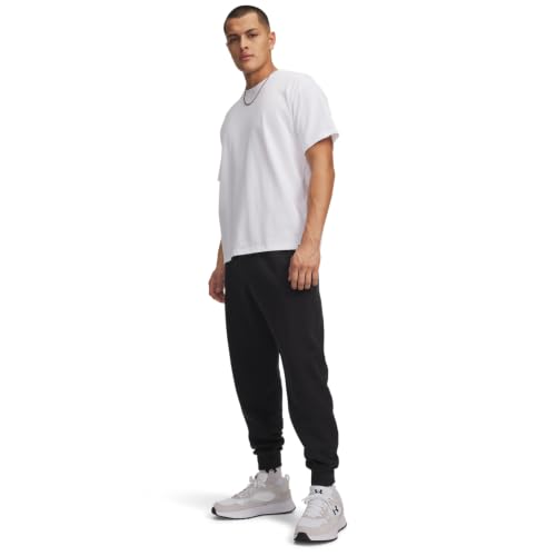 Under Armour Men's Rival Fleece Joggers - X-Small, Black & White