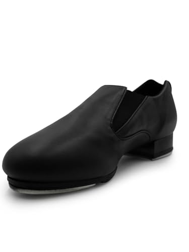 Capezio Women's CG18 Riff Slip-On Tap Shoe - Black, Size 10