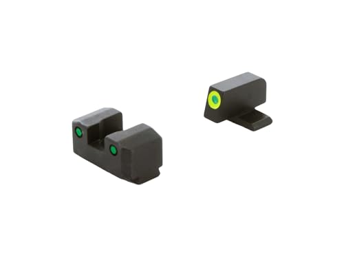 AmeriGlo Trooper Series Green Tritium Front & Rear Sights for Springfield Hellcat OSP