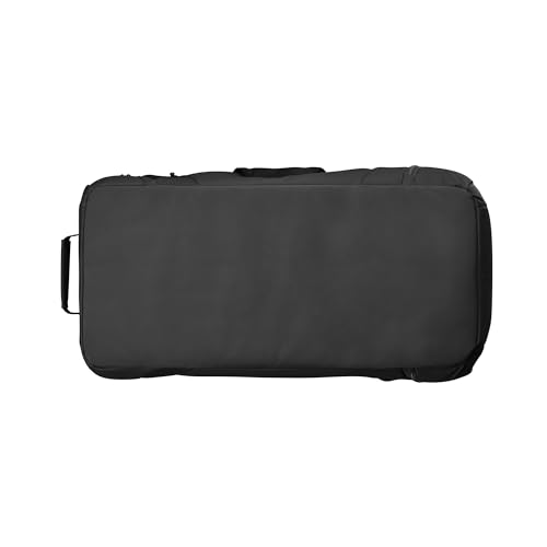 EvoShield Tone Set Player's Duffle Bag Black - Large Sports Travel Bag with Shoe & Valuables Pockets