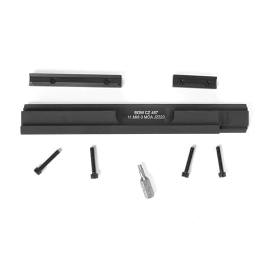EGW CZ 457 Picatinny Rail Scope Mount 0 MOA CNC Aluminum USA Made