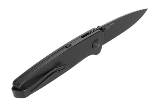 SOG Twitch III Assisted Liner Lock Knife Blackout Edition, 3.1" 154CM Blade