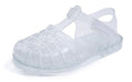Girls Jelly Sandals for Toddlers Princess Shoes - Solid Clear 9