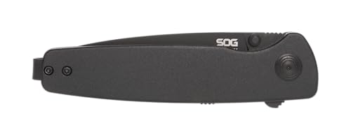 SOG Twitch III Assisted Liner Lock Knife Blackout Edition, 3.1" 154CM Blade