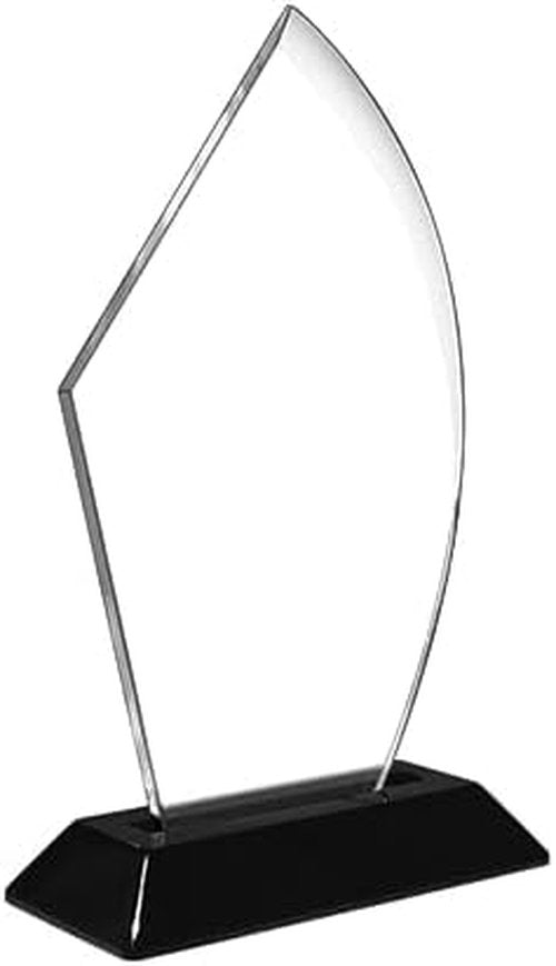 Crown Awards 7" H Corporate Acrylic Award - Engraved Recognition Trophy for Achievements