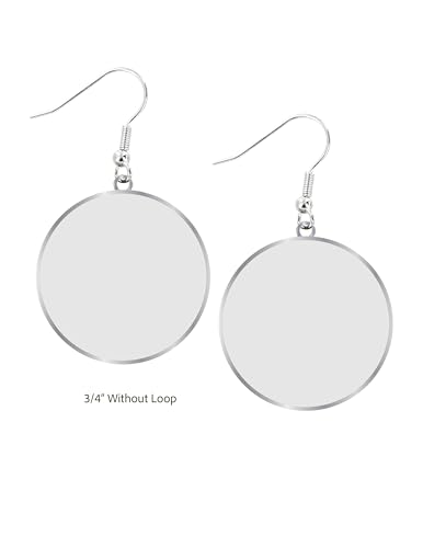 NCAA Logo Dangler Earrings - North Carolina State Wolfpack Multicolor, Unisex Game Day Jewelry