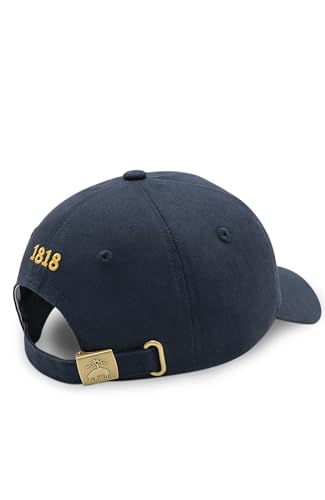 Brushed Navy Brooks Brothers Men’s 100% Cotton Twill Baseball Cap - One Size Adjustable