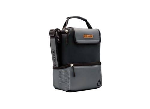 Kanga Insulated Cooler Bag - Midnight Soft Cooler for 6 or 12 Cans, Leak-Proof, Durable