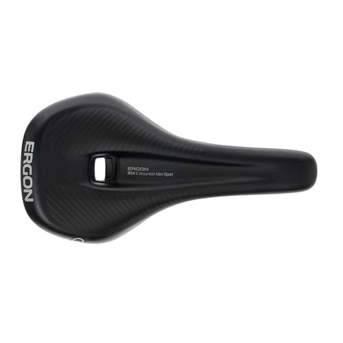 Ergon E-MTB Comfort Saddle for Men - Black / Medium-Large (38-44)