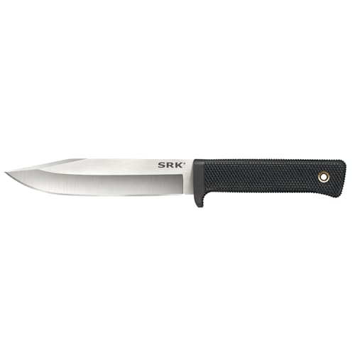 Cold Steel SRK Compact Fixed Blade Knife CPM 3V Steel Tactical Survival Knife with Sheath