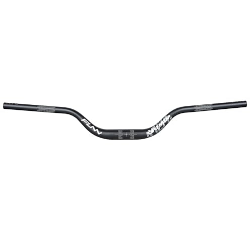 Mountain Bike Handlebar 75mm Rise Black 800mm Riser Alloy MTB & BMX Bar - Funn
