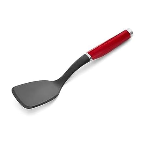 KitchenAid Classic Solid Turner - Red, 13.5x3.3 Inch, Heat-Resistant Handle