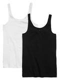 Gap Women's 2-Pack Favorite Tank Top Small True Black