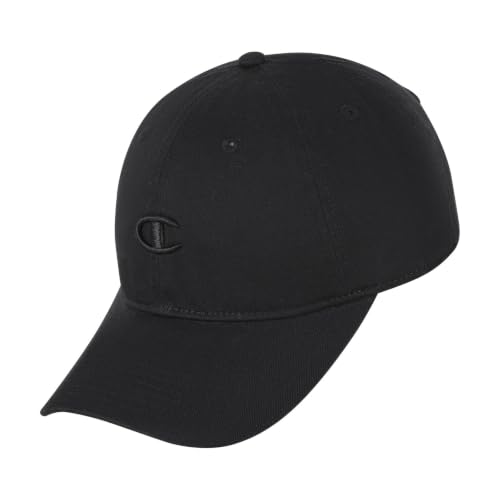 Champion Women's Washed Cotton Twill Baseball Cap - One Size Black