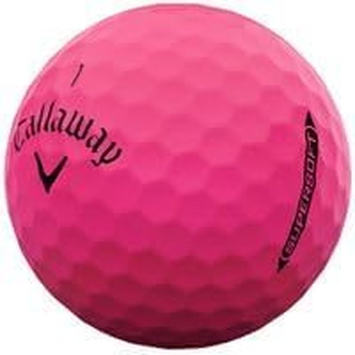 Callaway Golf Supersoft Matte Pink Golf Balls - Personalized Monogram | 2025 Model