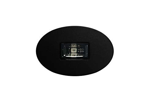 Black Housing 2 Mile LED Boat Navigation Lights Pair - USCG Certified Flush Mount