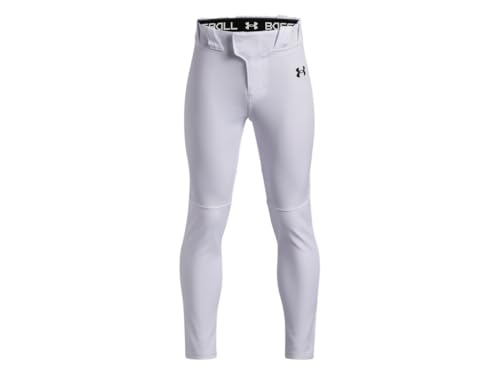 Under Armour Boys' Utility Pro Tapered Pants - Medium, White & Black