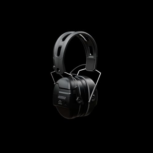 Walker's Recon Digital Electronic Ear Muffs - Black, IPX4 Waterproof, Shooting Hearing Protection, One Size