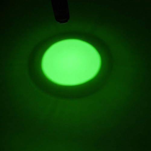 4 Pack Green LED Flashlights 150 Yard Night Observation Torch - Single Mode