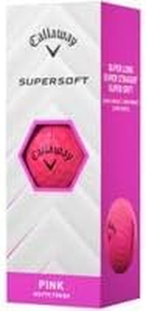 Callaway Golf Supersoft Matte Pink Golf Balls - Personalized Monogram | 2025 Model