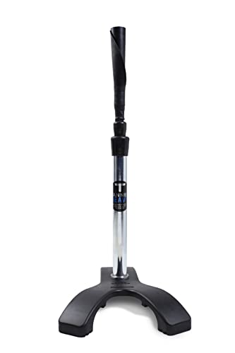 Heavy Adjustable Baseball & Softball Batting Tee with Weighted Claw Base